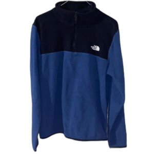 The North Face Men’s Medium Fleece Jacket in Blue and Black